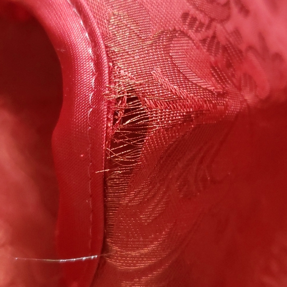 tree skirt 48 inches. Red Christmas tree skirt xmas - Picture 5 of 5